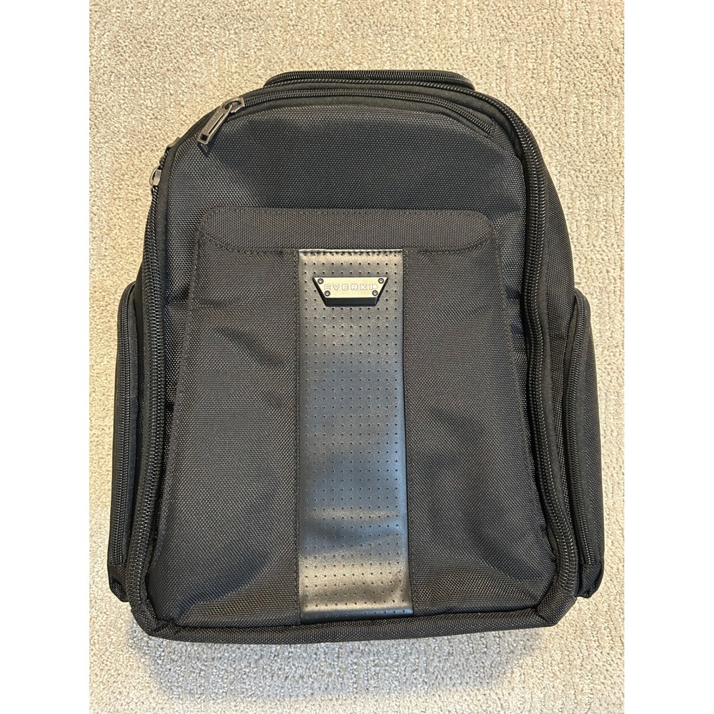Everki Versa Ekp127 Laptop Backpack Black 14.1 Checkpoint Friendly Travel Bag